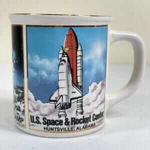 Vintage Huntsville Alabama US Space Rocket Center Camp Academy Coffee Mug